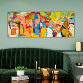 Wallity Lienzo Decorativo Multicolor 30 x 80 cm